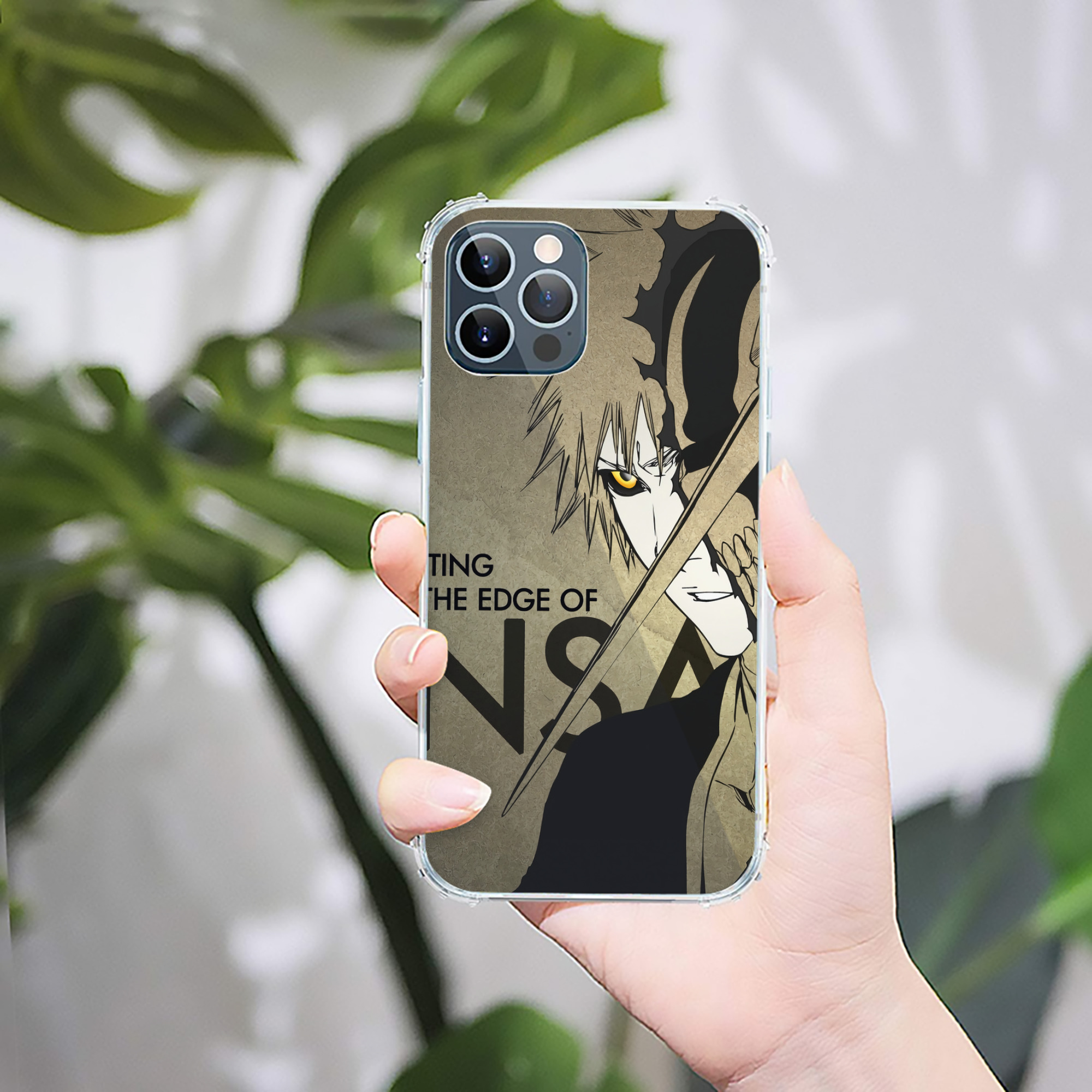 （画像用） ブリーチ BLEACH 【iPhone 12シリーズ対応】透明スマホケース（クリアソフトケース）
